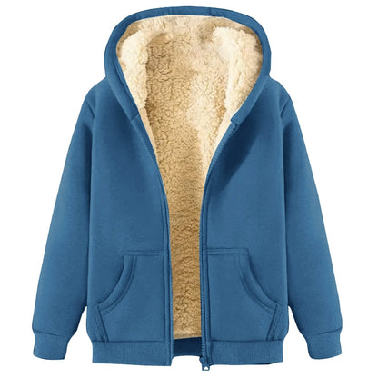 Women’s Solid Hooded Fleece