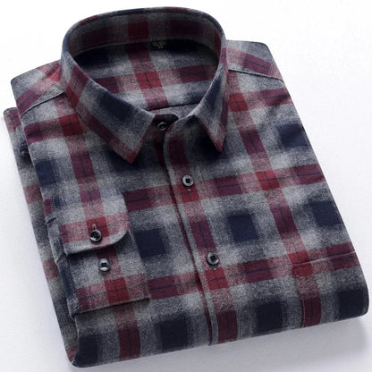 Trendy Plaid Shirt With Chest Pocket