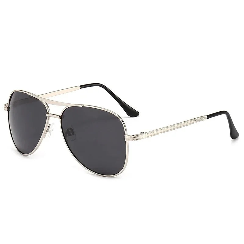 Metal Double Beam Polarized Sunglasses