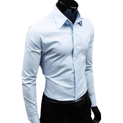 Slim Fit Cotton Business Shirt