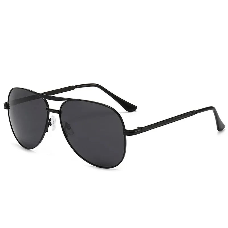 Metal Double Beam Polarized Sunglasses