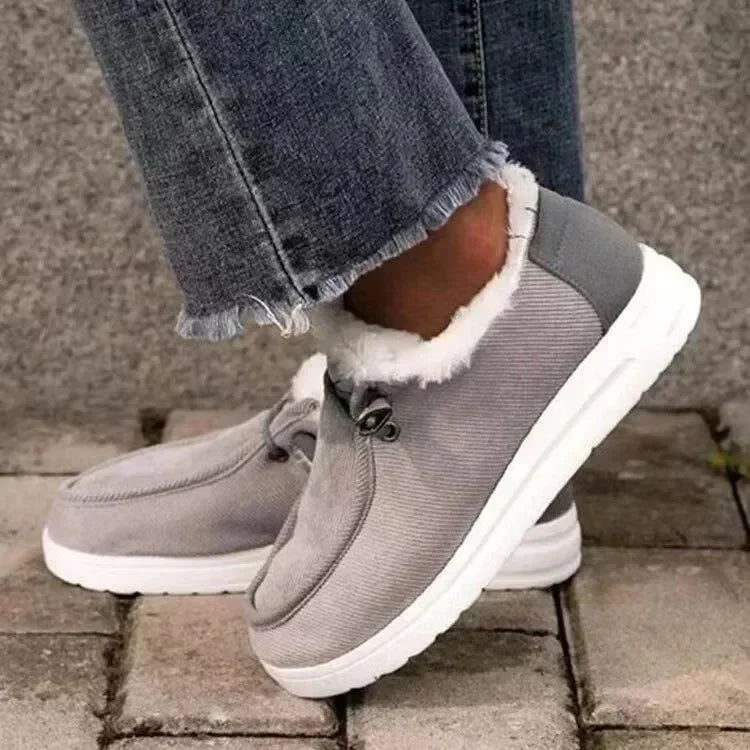 Women Warm Loafers Snow Boots