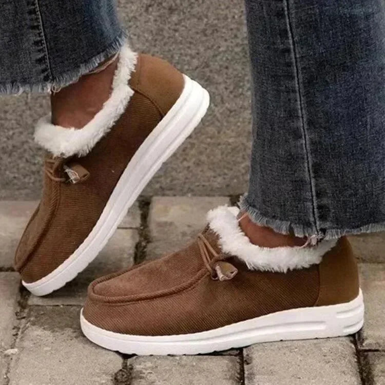 Women Warm Loafers Snow Boots