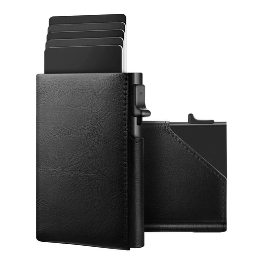 Small Aluminum Card Holder Wallet with RFID Protection