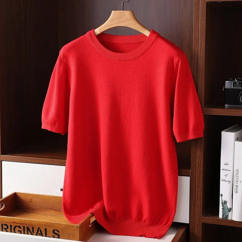 Cashmere Knit T-Shirt