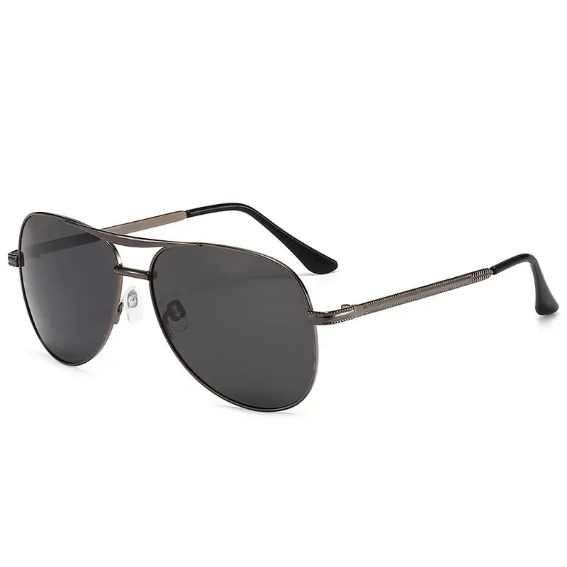 Metal Double Beam Polarized Sunglasses