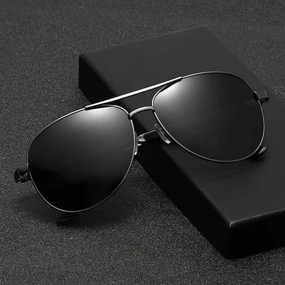 Metal Double Beam Polarized Sunglasses