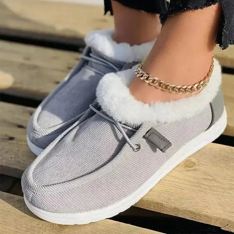 Women Warm Loafers Snow Boots