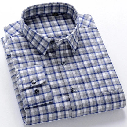 Trendy Plaid Shirt With Chest Pocket