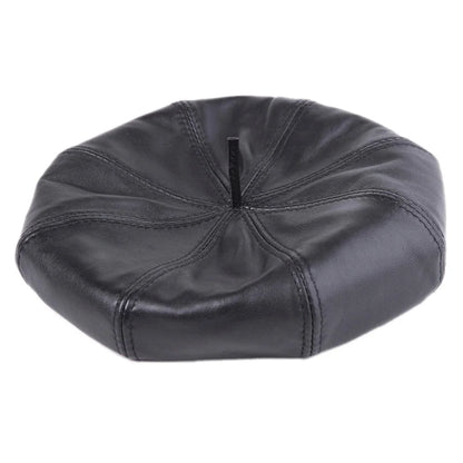 Leather Unisex Beret Hat