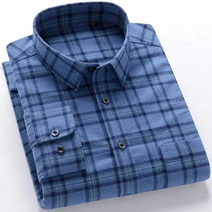 Trendy Plaid Shirt With Chest Pocket