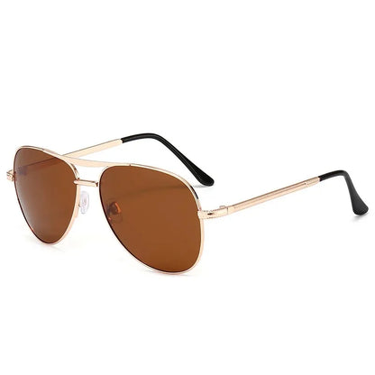 Metal Double Beam Polarized Sunglasses