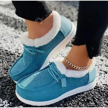 Women Warm Loafers Snow Boots